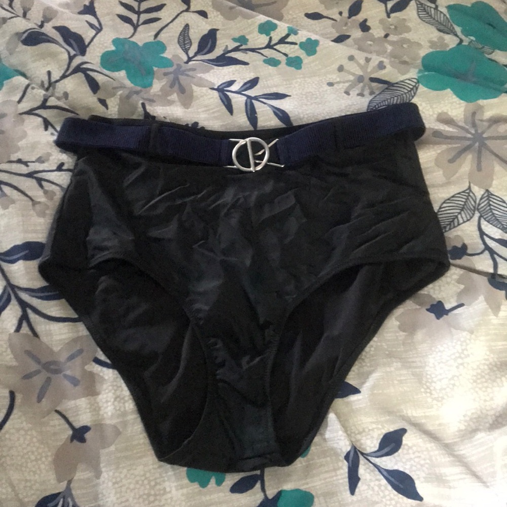 Aerie NWT High Waisted Belted Swim Bottoms